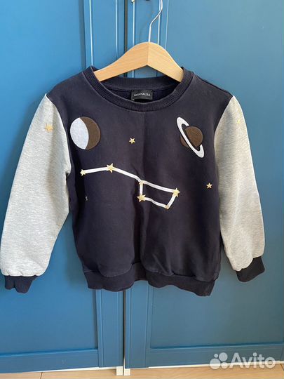 Свитшот monnalisa для мальчика 116 космос