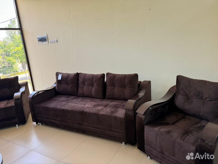 Диван и 2 кресла
