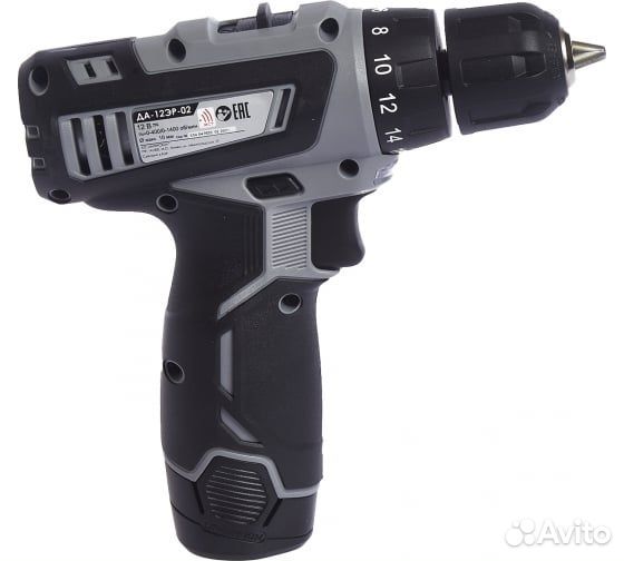 Шуруповерт интерскол да-123эр-02 комби 12V