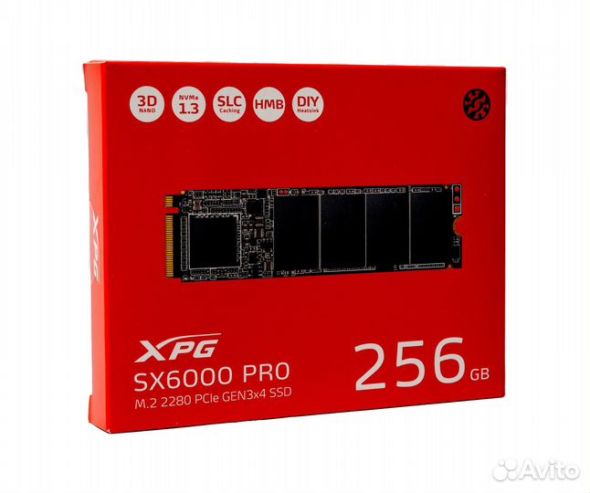 256 гб SSD M.2 накопитель adata XPG SX6000 Pro