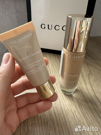 Clarins тональный крем everlasting