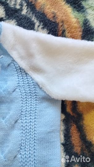 Комбинезон поддева вязаный 74-80