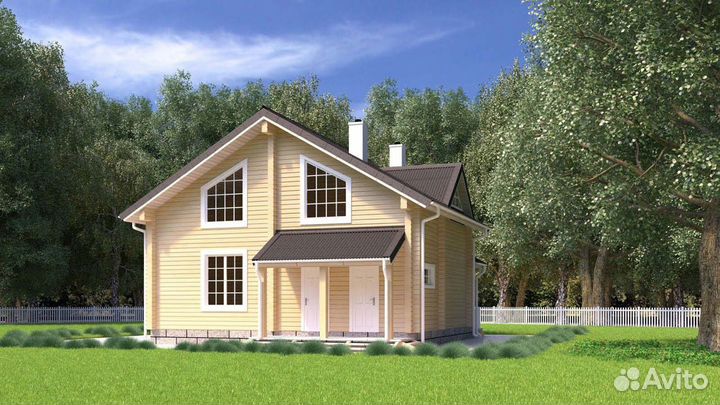 Проект дома из бруса