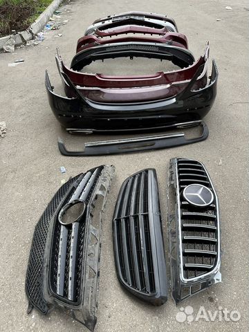 Бампер на mercedes