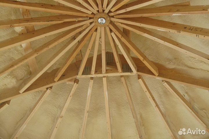 Утепление пенополиуретаном потолка дома