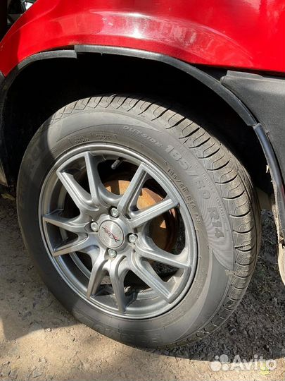 Литые колеса R14 в сборе