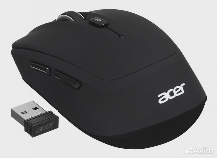 Мышь Acer OMR050 черный оптическая 1600dpi беспров. BT/Radio USB 6but (ZL.mceee.00B)