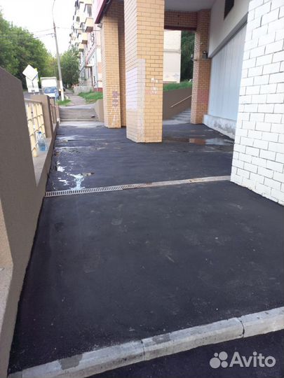 Асфальтирование, укладка крошки, укладка плитки