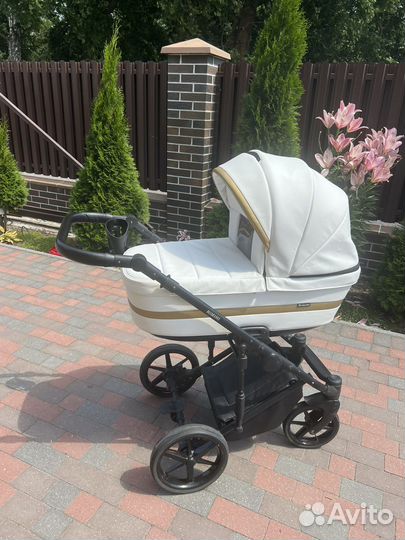 Коляска 2 в 1 эко кожа