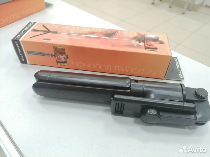 Штатив монопод, селфи-палка с Bluetooth 185-680мм