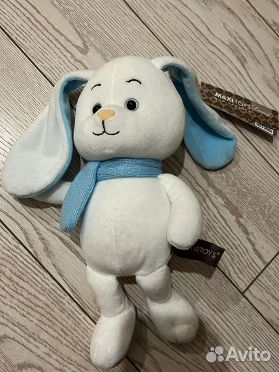 Мягкие игоущки Заяц Снежок