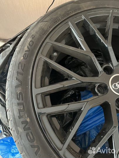 Литые диски r19 Audi + резина Hankook