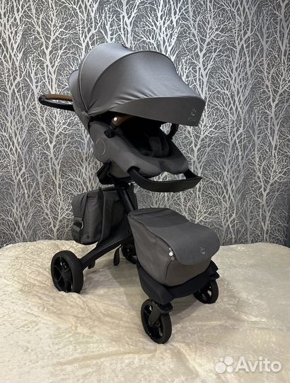 Коляска 3в1 stokke Xplory X,как новая