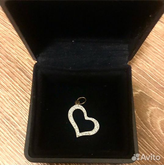 Подвеска серебро,фианиты