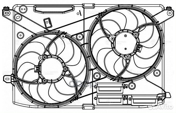 Вентилятор радиатора ford mondeo V 15- LFK 1045