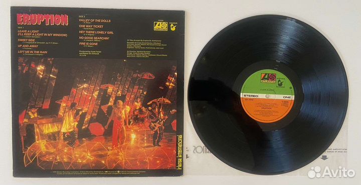 Eruption оригинальная виниловая пластинка