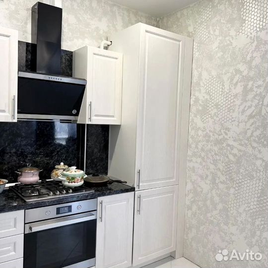 Прямая кухня с мдф фасадами