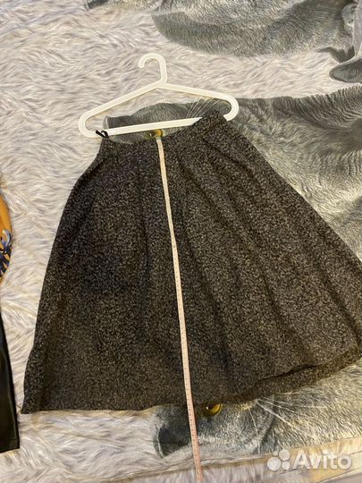 Юбка женская теплая миди