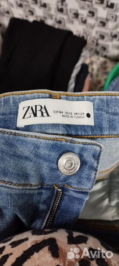 Джинсы zara 34