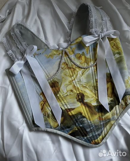 Корсет с картиной 