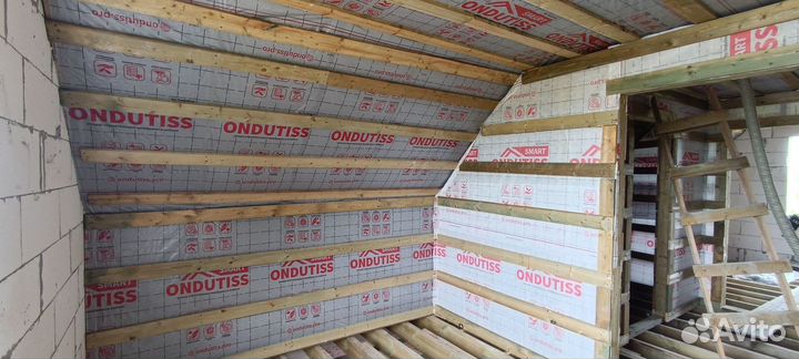 Утепление эковатой