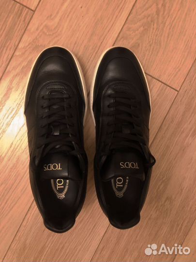 Мужские кожаные кеды TOD'S оригинал