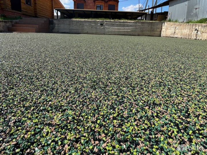 Резиновое покрытие из крошки