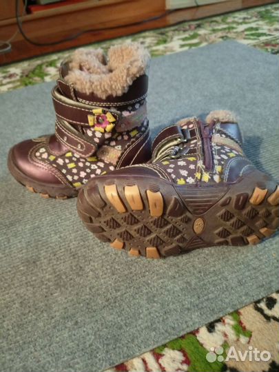 Ботинки зимние для девочки 26 размер