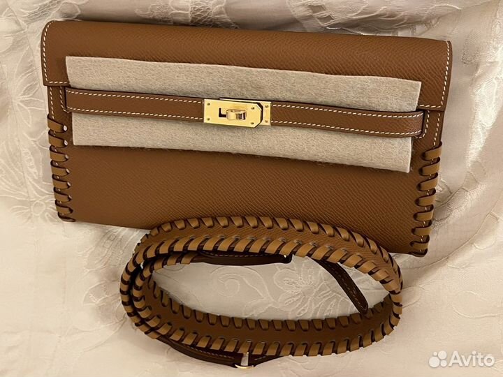 Hermes Kelly To Go Tressage сумка клатч wallet