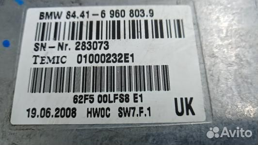 Блок управления BMW 7 E65 (1RT37NC01)