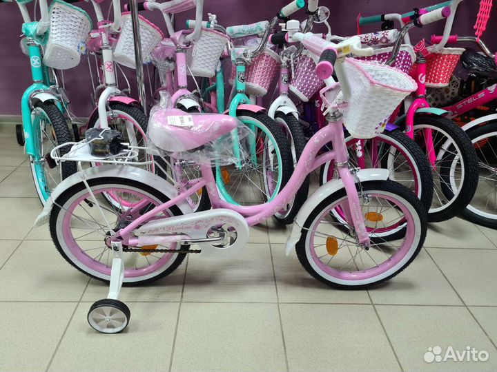 Велосипед florina-N16-3 (розово-белый)