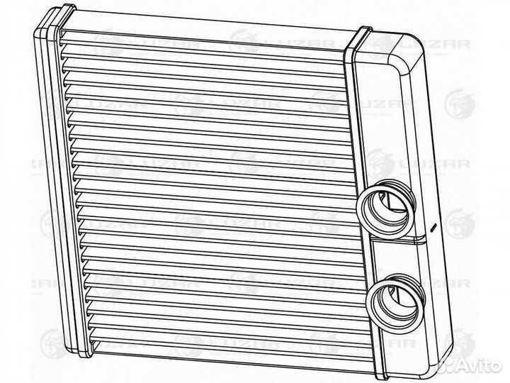 Радиатор отоп. для а/м лада 2190 гранта (15) (тип