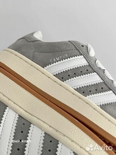 Adidas campus 00s gray gum 36