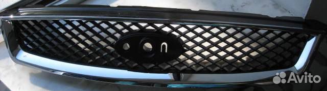 Решетка радиатора черн+ хром Ford Focus 2 04-08