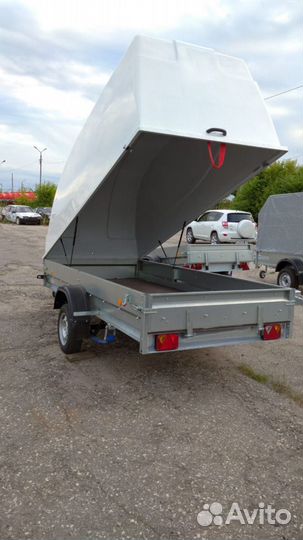 Стеклопластиковая крышка на прицеп