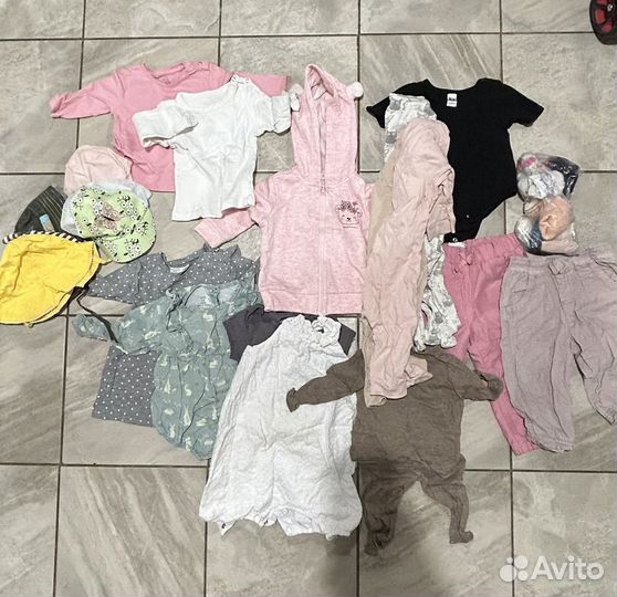 Пакет одежды доя девочки 74-80