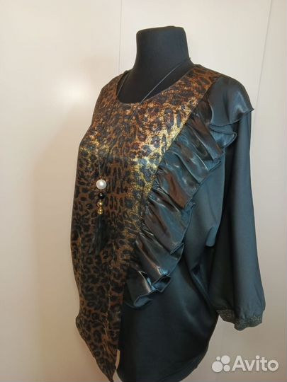 Нарядная женская блуза с 52 до 60 размера