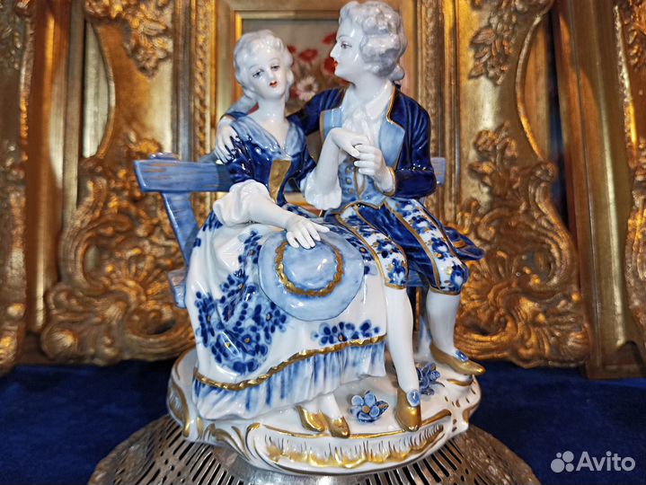 Volkstedt.Влюбленная пара.Германия.Статуэтка.Фарфо