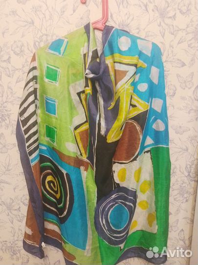 Платок большой лёгкий шелк