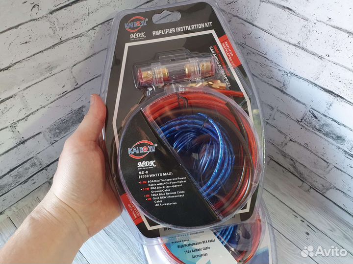 Набор кабелей для усилителя сабвуфера