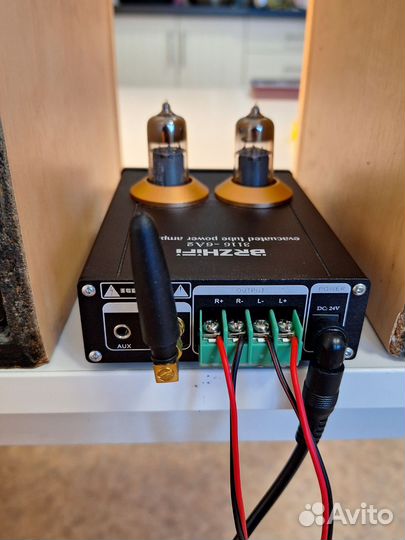 Колонки Philips + ламповый усилитель Bluetooth