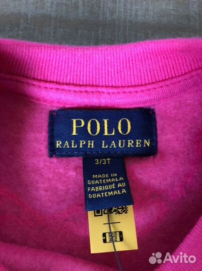 Polo Ralph Lauren Bear новое платье на девочку