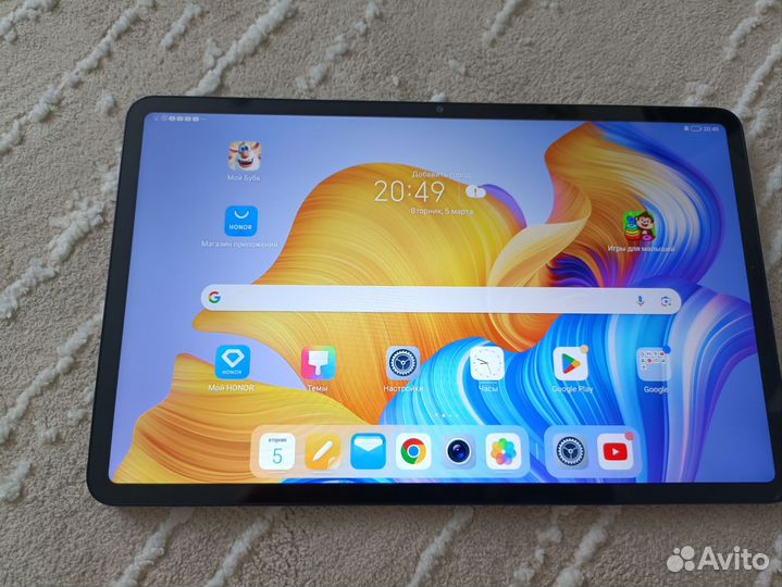 Планшет honor pad 8, 6/128 б/у на гарантии