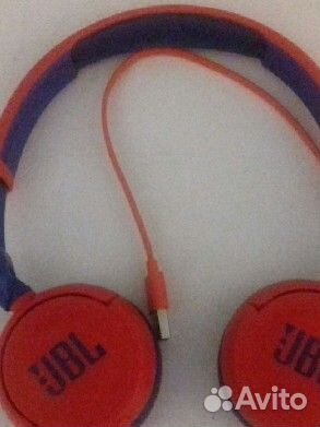 Детские беспроводные наушники JBL JR310BT, красный