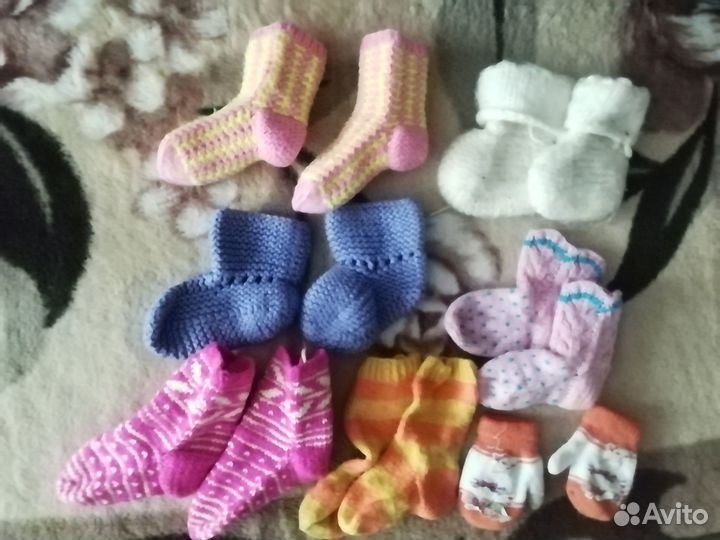 Носочки вязанные