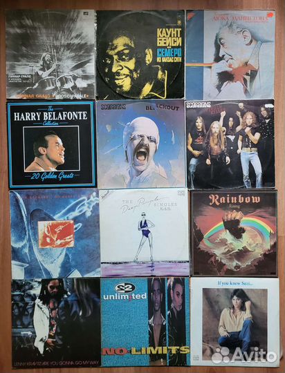 Винил из СССР бу и с хранения