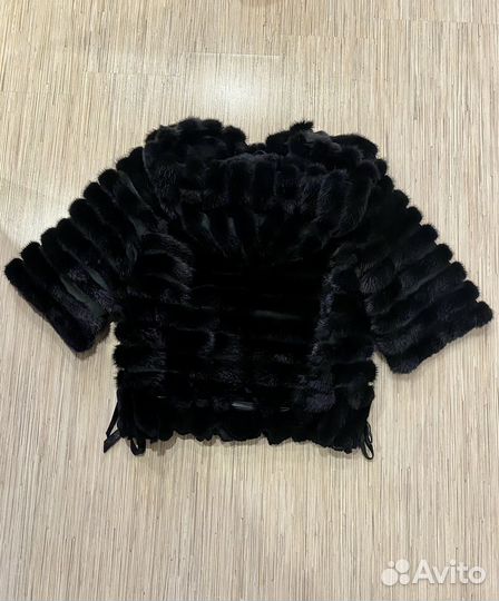 Шуба норковая с капюшоном 42 44