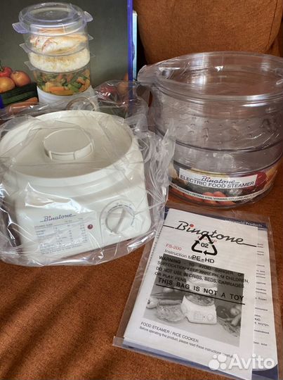 Пароварка “Binatone fs-200” новая