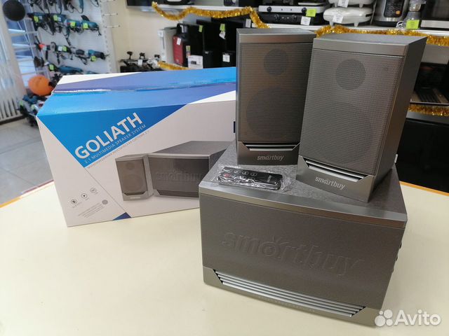 Колонки 2.1 Smartbuy Goliath 50W Bluetooth MP3 7гв