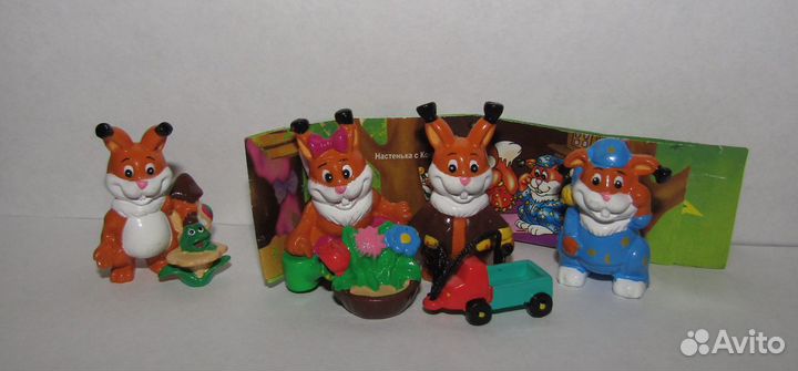 Фигурки Озорные котята, белки, феи Ландрин